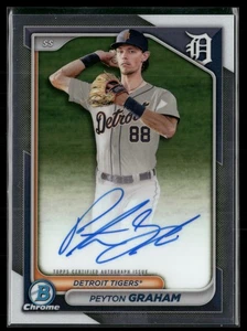2024 Bowman Chrome #CPA-PGR Peyton Graham Prospects Autographs - Bild 1 von 2