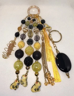 Hecho a mano✨Gato✨Bolso✨Dije✨ÚNICO✨Llavero✨Artesanal✨Bolso de mano✨Joyería✨Hecho en EE. UU.✨ Foto 1 de 4