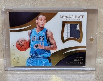 2013-14 Panini Immaculate Monta Ellis Patches 7/11  - Image 1 of 2