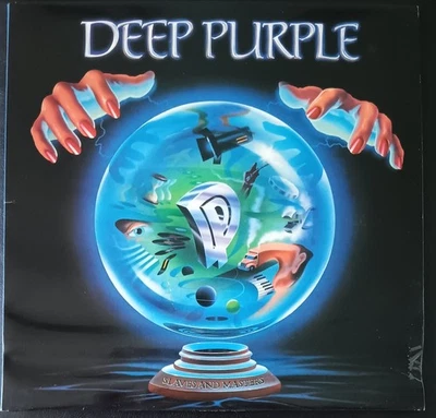 Deep Purple – Slaves And Masters - 1990 LP record near mint, cover fair (damaged - Image 1 of 4