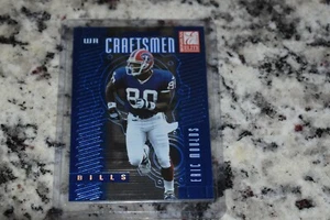 2000 Donruss Elite Craftsmen Buffalo Bills Football Card #C36 Eric Moulds/2500 - Picture 1 of 2