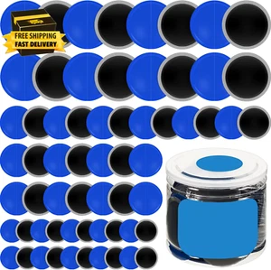 90 Pieces Tire Repair Patch Tube Patch Auto Tire Repair Tool Natural Rubber Tyre - Picture 1 of 7
