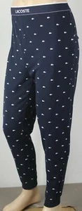 Lacoste Navy Blue Lounge Pants Sleepwear Multi Crocodile NWT - Picture 1 of 1