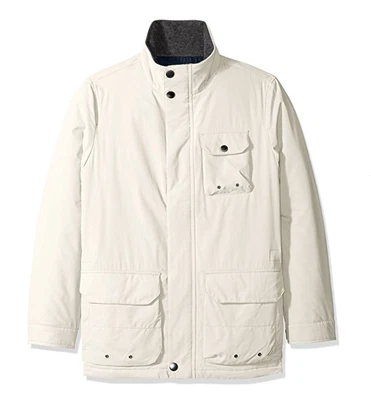 Chaqueta parka multibolsillo Nautica para hombre $198, abedul plateado, talla S. Foto 1 de 2