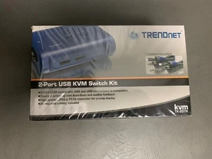 TRENDnet Tk207 2-port USB KVM Switch Cable Kit - Picture 1 of 7