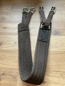 Aerborn Brown Straight Cut Fabric Girth Y Fastenings 41” C) - Picture 1 of 11