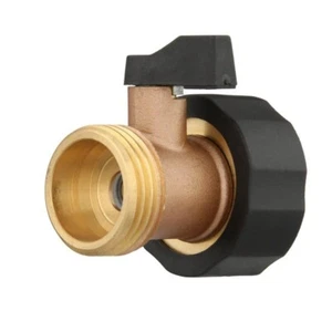 Heavy-Duty Brass Hose-End Shut-Off Coupling Hose Connector - Picture 1 of 4