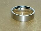 RING STAINLESS STEEL MAGNETIC JEWELRY clear clean size 17