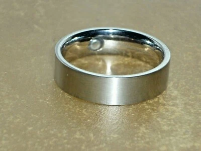 RING EDELSTAHL MAGNETSCHMUCK Klar Clean  GR 21  - Bild 1 von 4