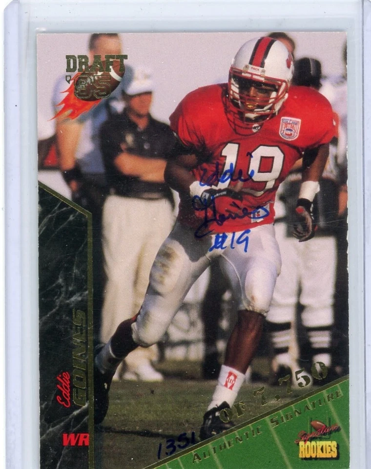 1995 Signature Rookies of 7,750 EDDIE GOINES Auto No. 32! - Image 1 of 2