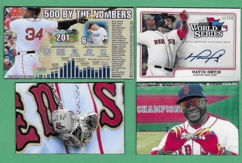 Boston Red Sox ~ David Ortiz ~ 500 HR, WS MVP, Champions Ring ~ Souvenir Magnets Cover