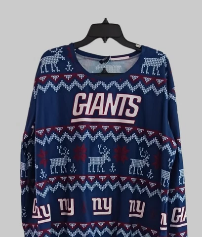New York Giants NFL Pajama Set 2XL Cover