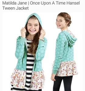 Matilda Jane Polka Dot Hoodie Jacket Ruffle Once Upon Time Hansel New Sealed 14 - Picture 1 of 3