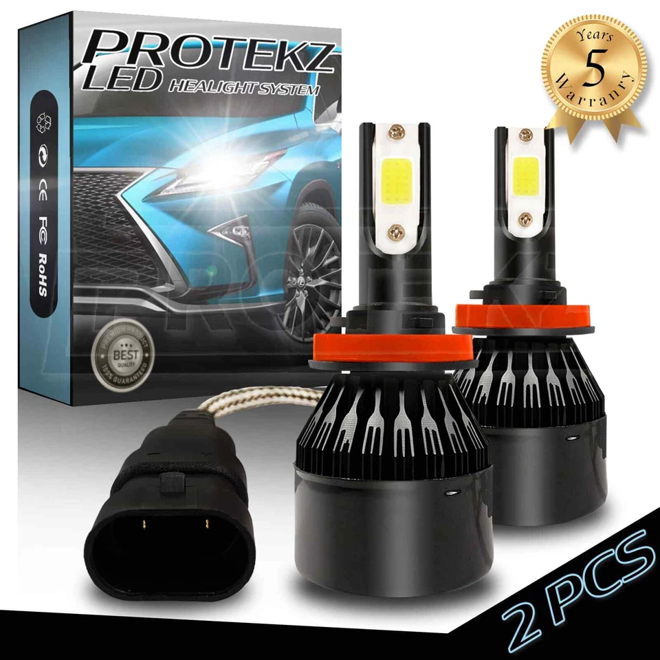 LED Headlight Protekz Kit Hb3 9005 6000K High Bulb for Toyota Avalon 1995-2018 - Image 1 of 4