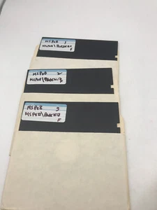 Microsoft Publisher Pagewiz 7 3 Disk Set Vintage Computer Floppy Disks - Picture 1 of 2