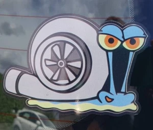 Pegatina de vinilo turbosnail - 130mm x 100mm TURBO JDM BOV MOD SUBARU JP COCHE JAPÓN - Imagen 1 de 2