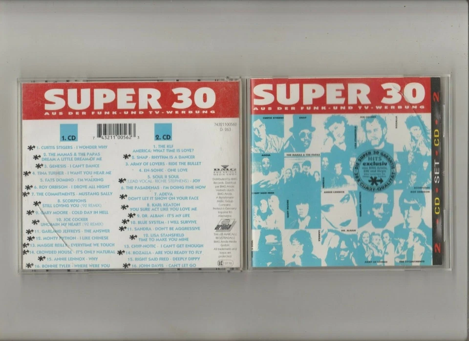 SAMPLER - SUPER 30 - 2 x CD - 1992 - Bild 1 von 1