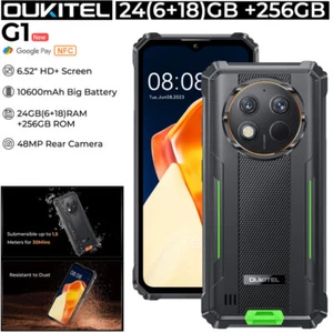 Global 4G LTE OUKITEL G1 Rugged Mobile Android 14 Smartphone Waterproof Unlock  - Afbeelding 1 van 15