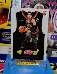 2018 Panini Threads #143 Trae Young Rookie Card RC Hawks