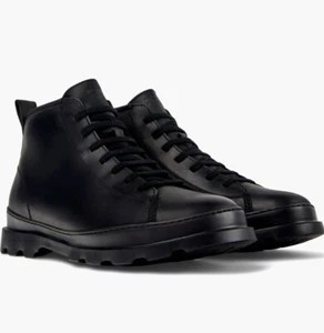 Botas Camper Brutus Hombre Cuero Negro Nuevas Talla 41 EU 8US - Imagen 1 de 14
