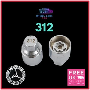 Mercedes Benz Locking Wheel Nut Key Number 312 - UK Seller - Picture 1 of 3