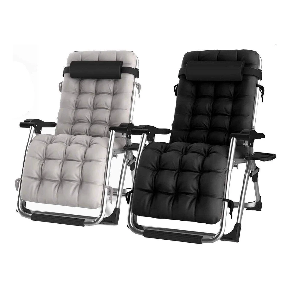 King Size Comfort Recliner Foldable Indoor/Outdoor Reclining Lazy Chair Pack Wit - image 1 of 4