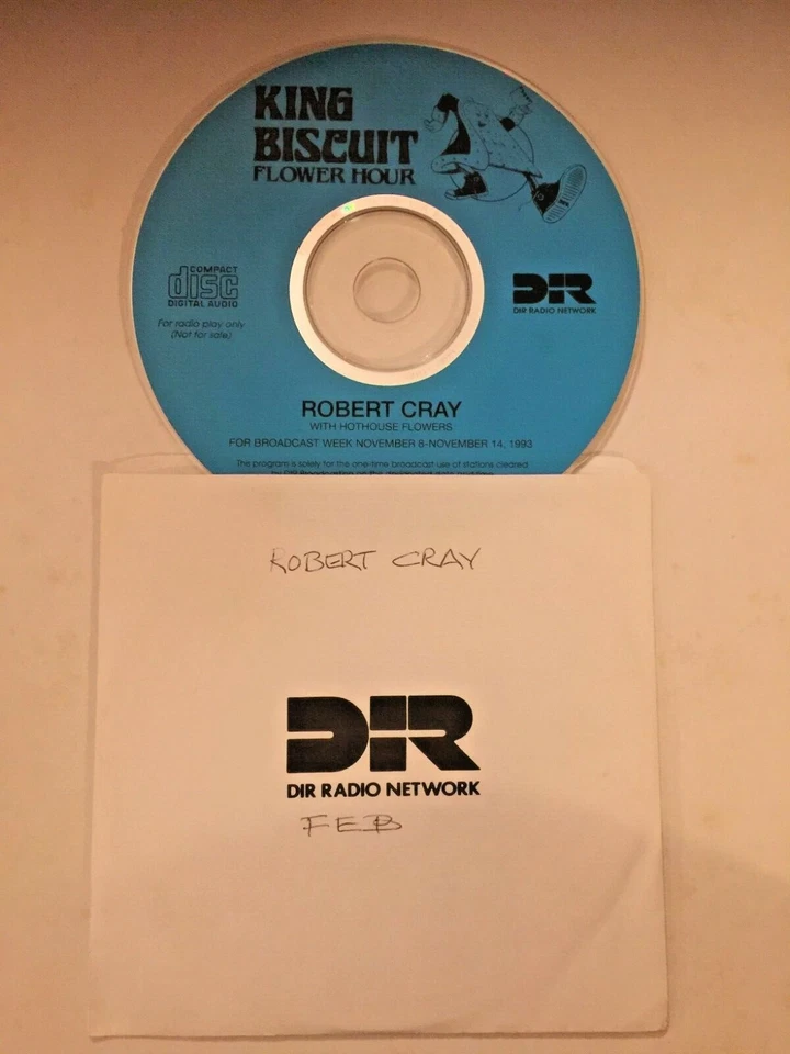 RADIO SHOW: 11/8/93 KBFH ROBERT CRAY w/HOTHOUSE FLOWERS LIVE SPRINGFIELD, MASS. - Image 1 of 1
