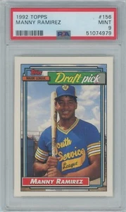 MANNY RAMIREZ (PSA 9) 1992 Topps Card #156 - Picture 1 of 2