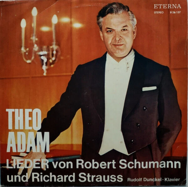 LP Theo Adam , Robert Schumann , Richard Strauss Lieder Von Robert Schumann Und - Bild 1 von 1