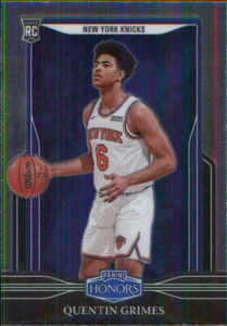 2021-22 Panini Chronicles Honors #695 Quentin Grimes New York Knicks Rookie - Picture 1 of 2