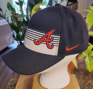 Atlanta Braves Fitted Stretch Nike Classic99 DRI-FIT Baseball Cap Hat OSFM MLB