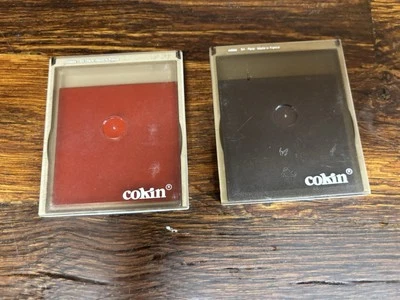 Cokin Cromofilter Lote De 2 Filtros Usados Con Estuches NARANJA Y AZUL Foto 1 de 4