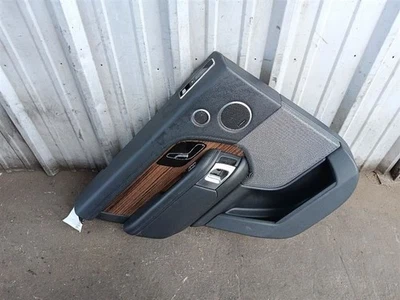 2018-21 Range Rover HSE L405 Left Rear Door Panel Trim Cover Card Black Leather - Image 1 of 4