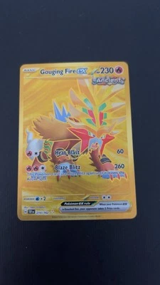 Gouging Fire ex 214/162 Sv05: Temporal Forces Holo MINT - Image 1 of 2