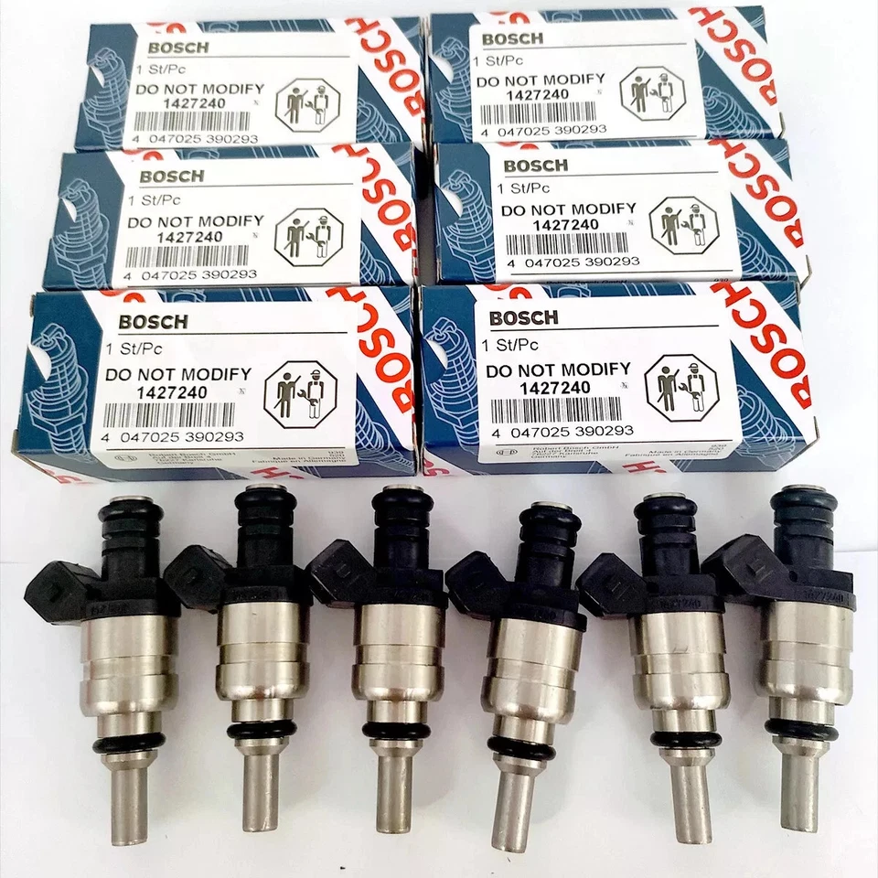 6 Fuel Injectors for BMW 3 5 7 X3 X5 X6 Z3 E39 E46 E60 M52 M54 2.0-2.8L 1427240 Foto 1 de 4