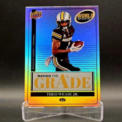 2025 Upper Deck World Of Sports Theo Wease Jr Making The Grade Missouri Tigers - Image 1 of 2