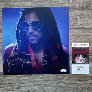 Lenny Kravitz Autographed Blue Electric Light 11x11 Insert Signed Auto Album JSA - Picture 1 of 3