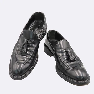 Louis Vuitton Black Leather Tassel Loafers for Men - 275MM - Picture 1 of 5