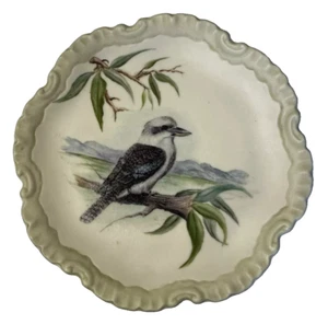 Vintage Decorative 6" Plate Australian Kookaburra Hand Painted, Diane Grimshaw - Picture 1 of 9