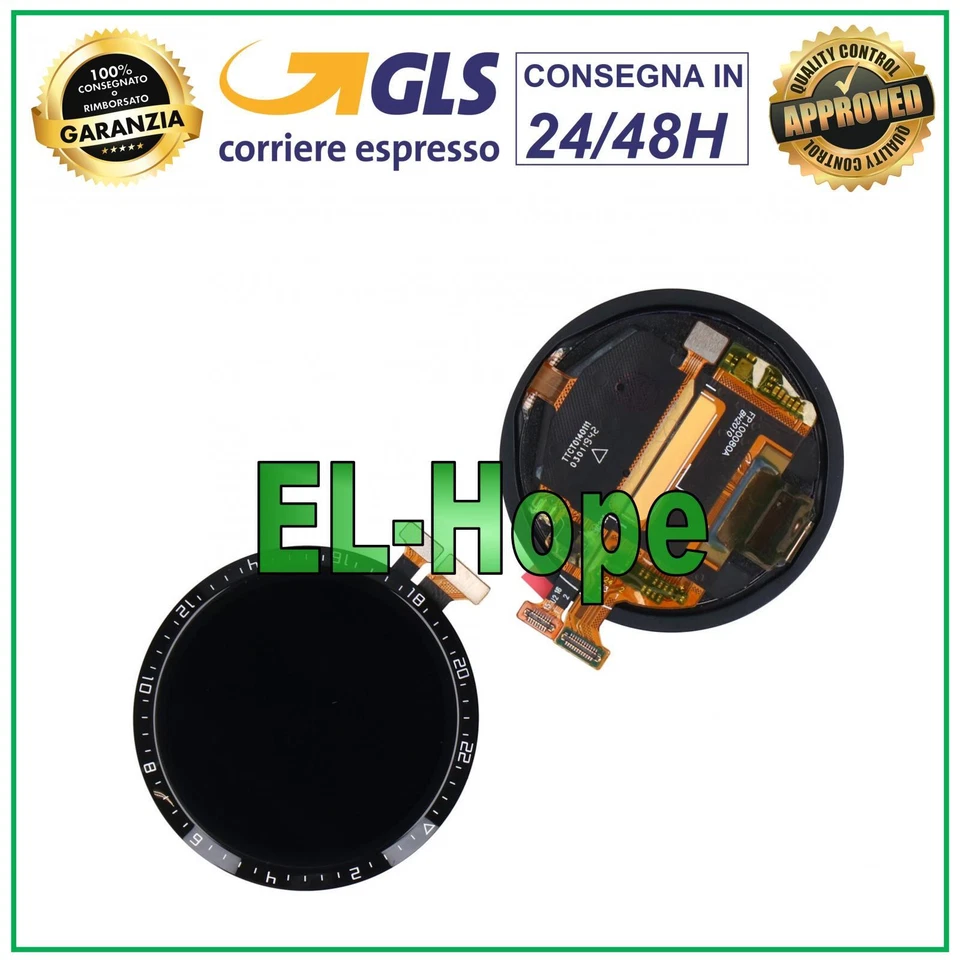 DISPLAY LCD + TOUCH SCREEN PER HUAWEI WATCH GT2 46 mm SCHERMO MONITOR VETRO OLED - Immagine 1 di 1
