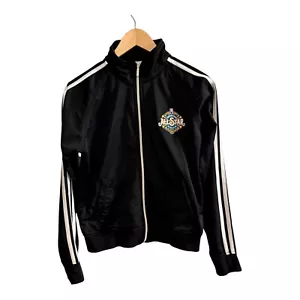 Adidas NBA All-Star 2008 Track Jacket Full Zip Black White Stripe - Imagen 1 de 4