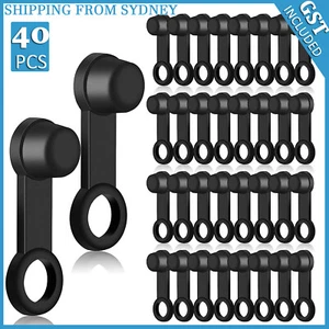 40PCS/set Brake Bleeder Screw Caps Grease Zerk Fitting Cap Rubber Dust Cover AU - Picture 1 of 6