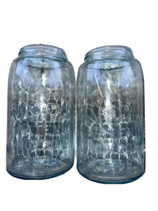masons patent nov 30th 1858 mason jar Set Of 2 - Picture 1 of 7