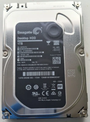 1TB SEAGATE ST1000DM003 Desktop 3.5" SATA 111  7.2k RPM HDD DATE: 18275 - Image 1 of 4