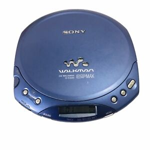 Sony CD Walkman D-E220 ESP MAX Personal CD Player - Lavender (D-E220) Tested