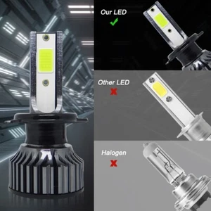 Premium Quality Waterproof LED Headlight Bulbs for H1 H3 H4 H7 9005 9006 - Picture 1 of 30