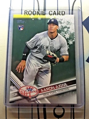 AARON JUDGE RC 2017 Topps Holiday Snowflake ⚾ Yankees HMW99 Rookie Free Shipping - Image 1 of 3