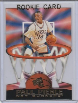Tarjeta de novato Paul Pierce 1998 Net Burners baloncesto KANSAS RC Boston Celtics! Foto 1 de 2
