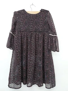 Blueberi boulevard Girls Size 6X Long Sleeve Floral Dress EUC - Picture 1 of 11