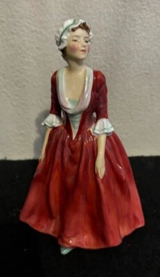 RARE! Royal Doulton Ladies Figurine Gwyenneth Bone China Vintage EUC Porcelain - Image 1 of 4